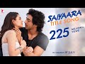 Saiyaara Title Song  Ahaan Panday, Aneet Padda  Tanishk Bagchi, Faheem A, Arslan N  Irshad Kamil