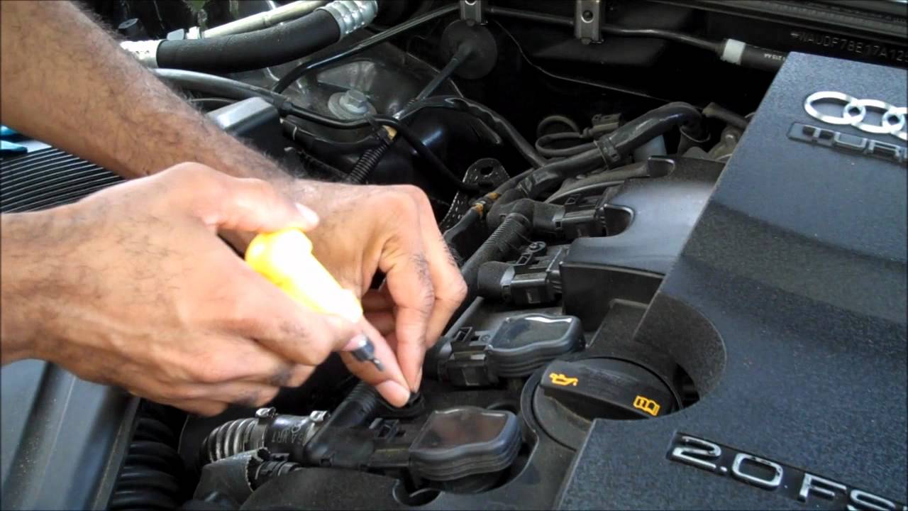 Changing Audi Ignition Coils - YouTube 2010 passat ecm wiring 