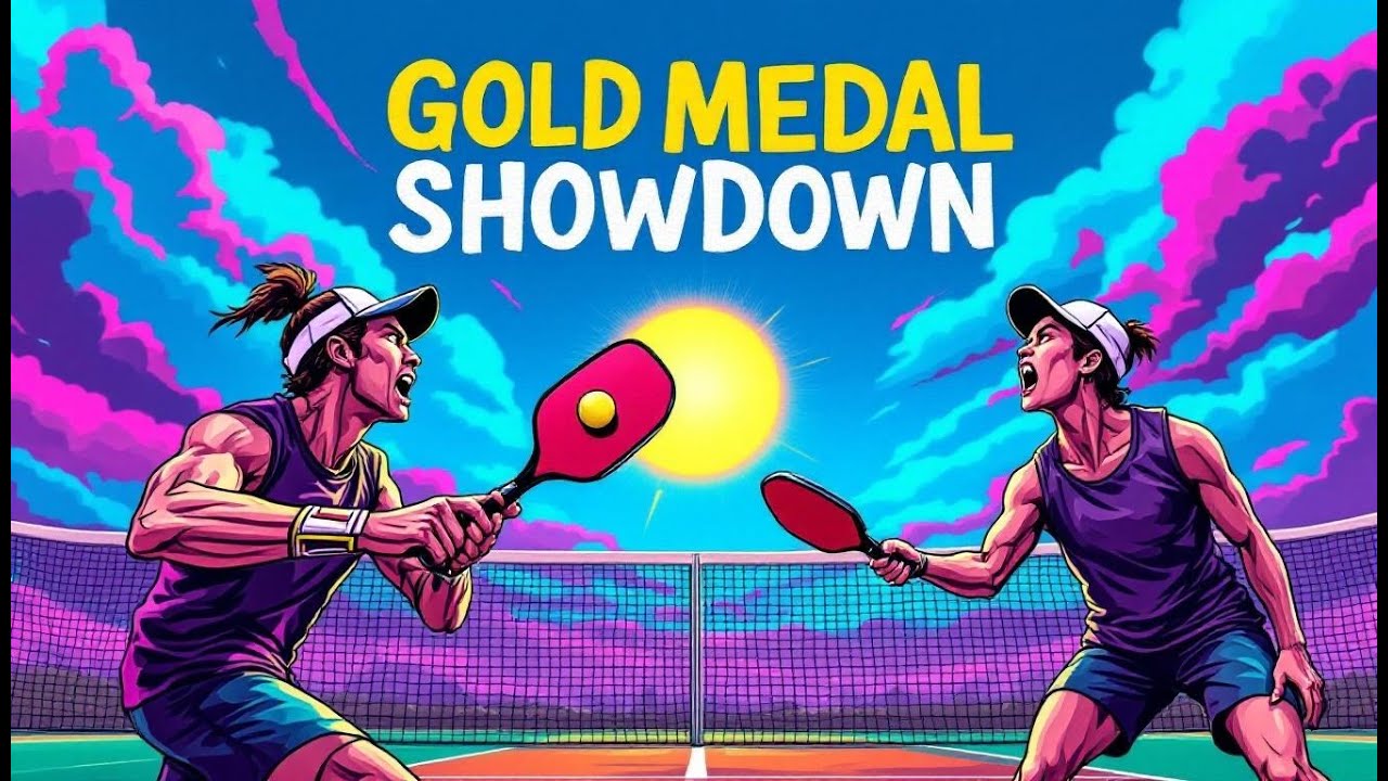 $3000 Pickleball Tournament Gold Medal Match Mixed Doubles in Texas