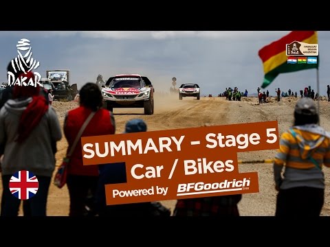 Stage 5 Summary - Car-Bike - (Tupiza - Oruro) - Dakar 2017