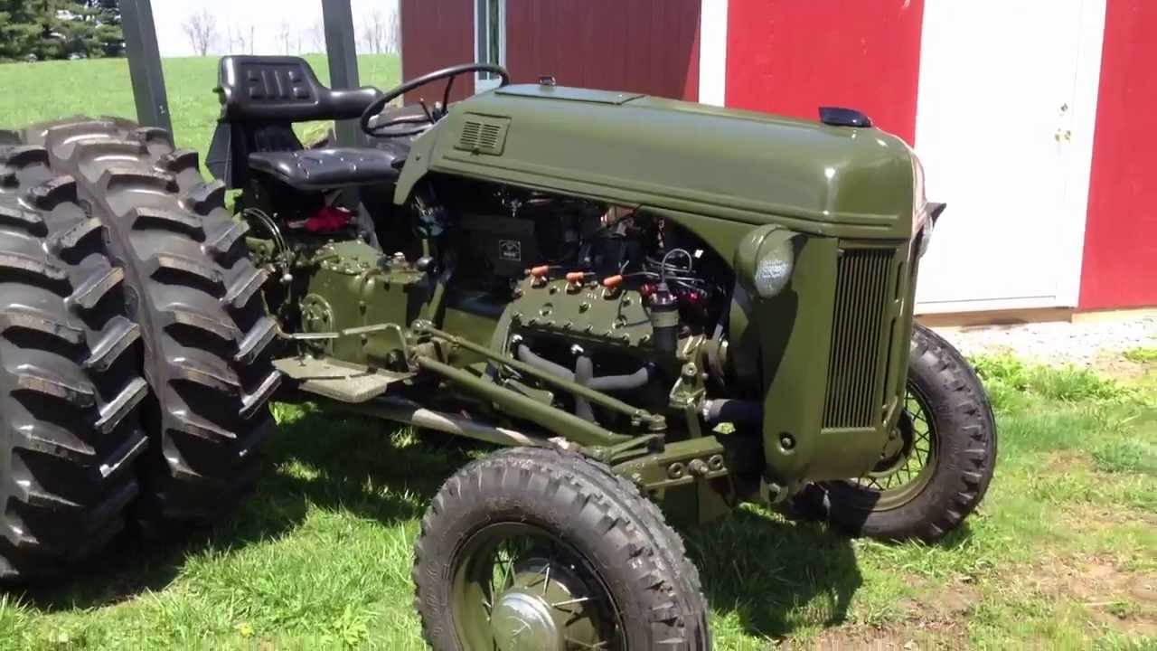 Ford flathead v8 conversion into an 8n tractor #2