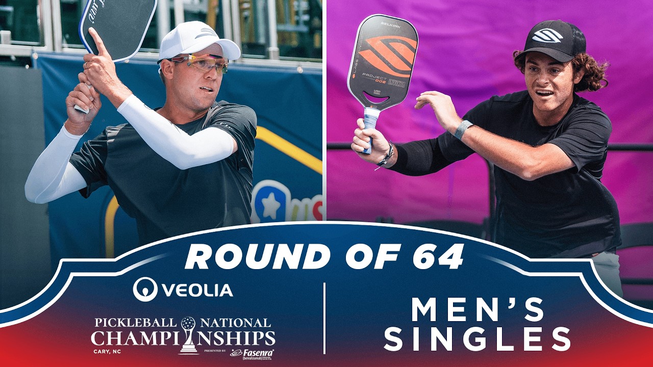Christopher Haworth v Rio Newcombe at the Veolia Atlanta Pickleball Championships