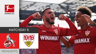 1. FC Köln — VfB Stuttgart 0-2 | Highlights | Matchday 6 – Bundesliga 2023/24
