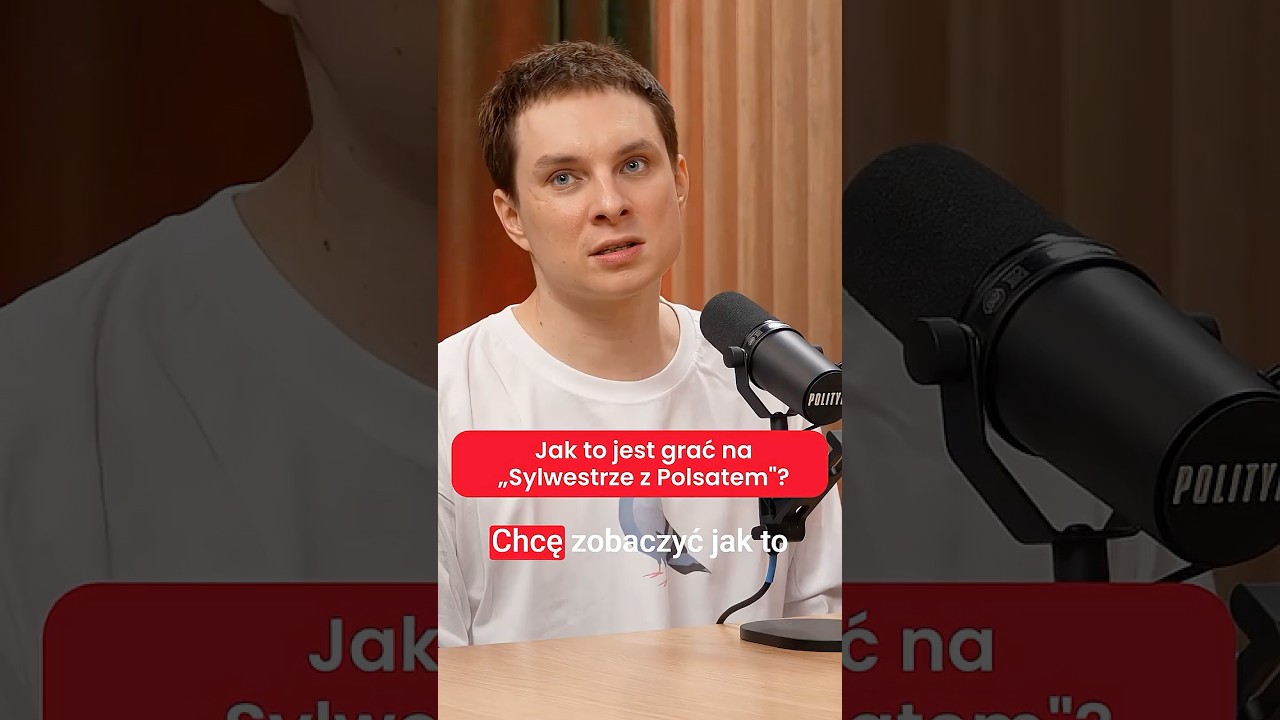 Jak to jest grać na „Sylwestrze z Polsatem"? Opowiada Ralph Kaminski. #shorts