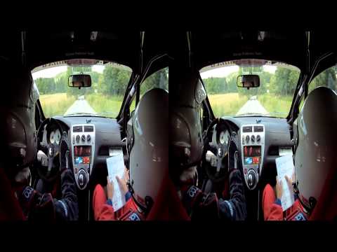 Rally Honda Civic TypeR Karel Pohner 2011 onboard hilites | 3D