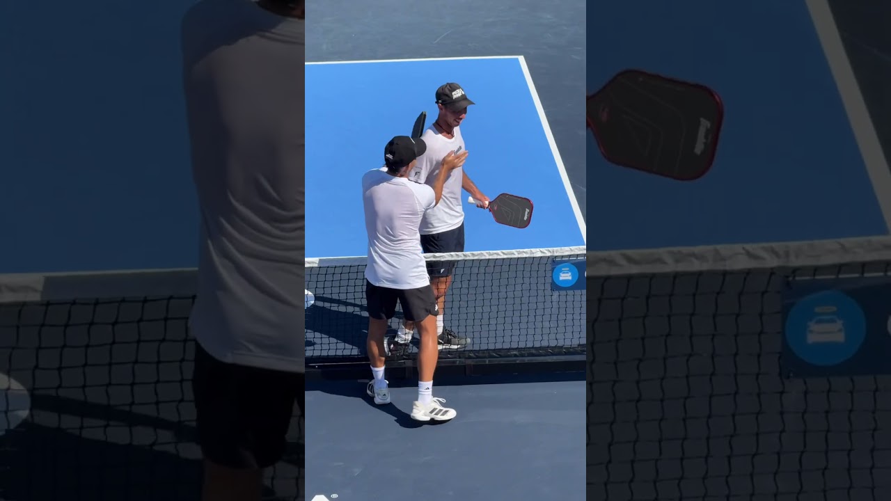 A first time pickleball win for Jaume Martinez Vich 🔥 he’s into the quarterfinals 🤝