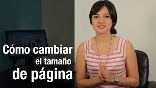 ¿Cómo configurar el tamaño de página o tamaño de papel en Word?