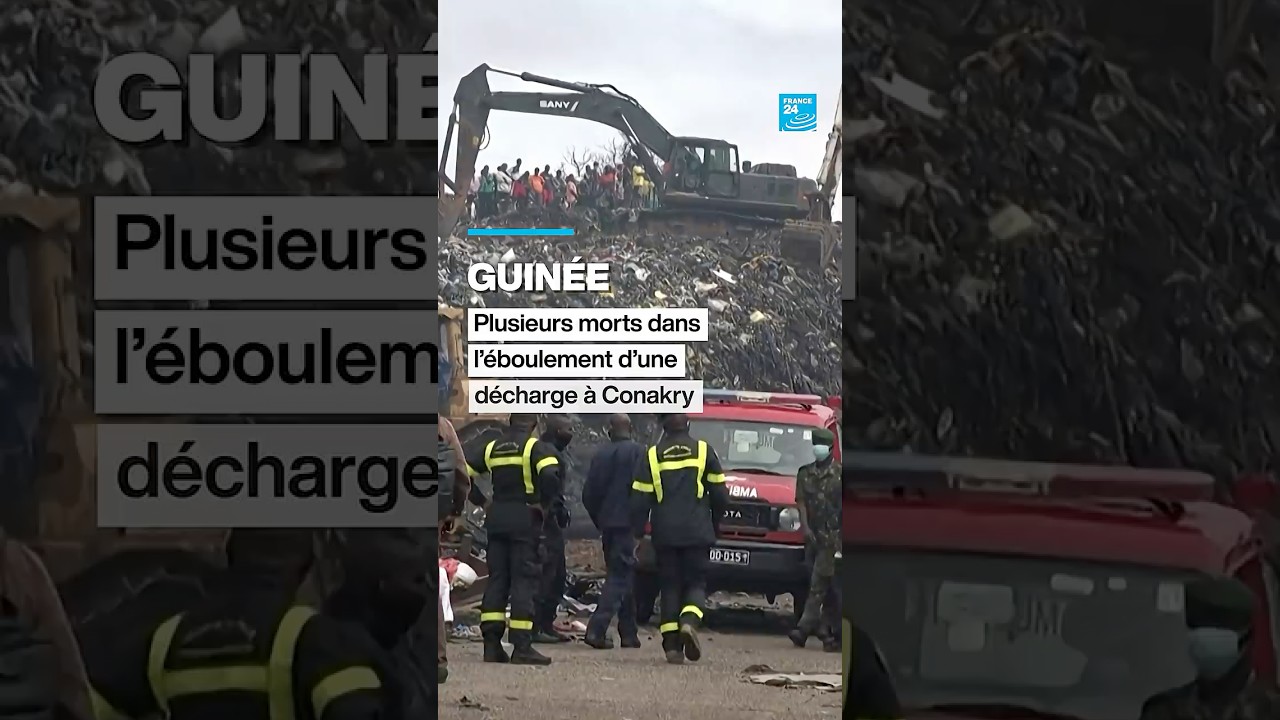 Guinée : plusieurs morts dans l’éboulement d’une décharge à Conakry • FRANCE 24