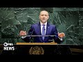 WATCH: Polish President Karol Nawrocki speaks at 2025 United Nations General Assembly