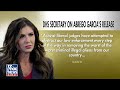 Noem sounds OFF on activist judges after migrants release: Will not stop fighting  - 05:50 min - News - Video