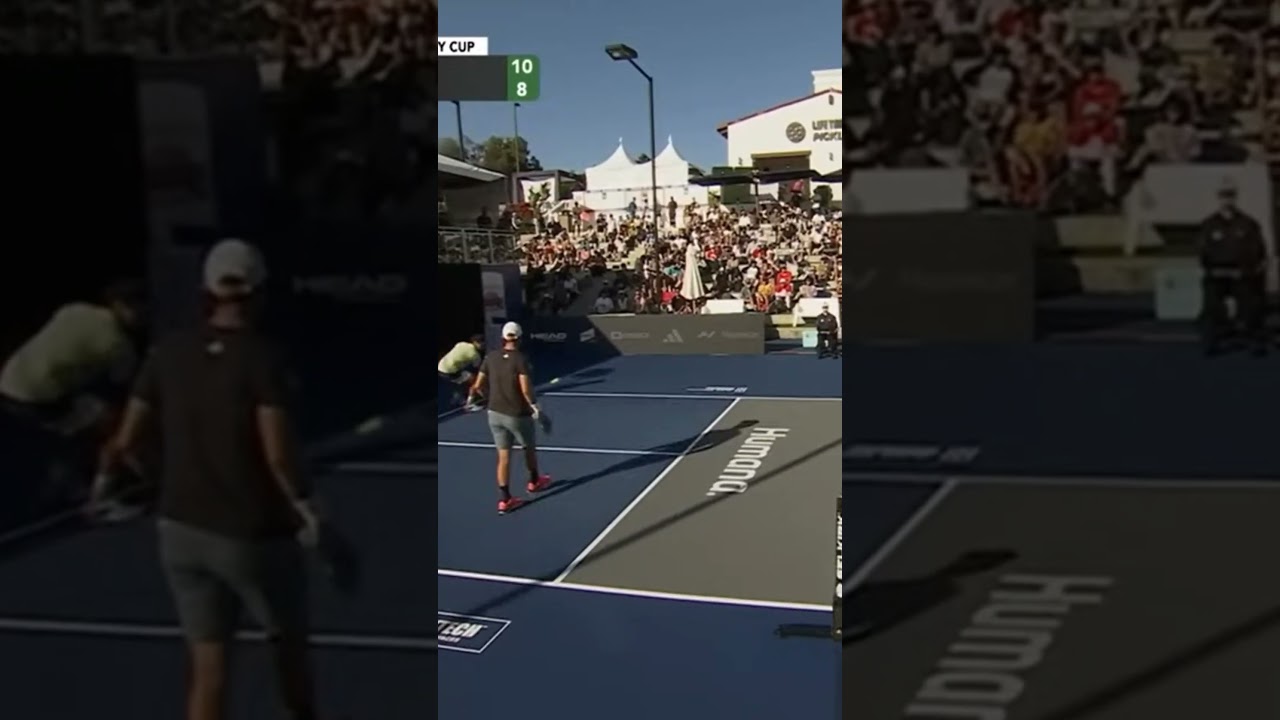 Johns/Johns v Patriquin/Tellez at the Select Medical Orange County Cup (3) #shorts #pickleball