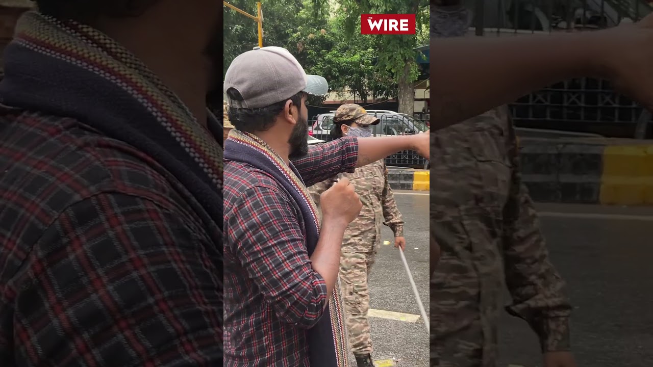 CJP Protests: Protesters subjected to tear gas and a lathi charge