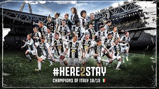 #HERE2STAY: Juventus Women are Champions of Italy for the second time!!