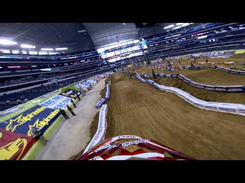 GoPro HD: Kyle Peters Arlington SX Practice - 2013 Monster Energy Supercross 