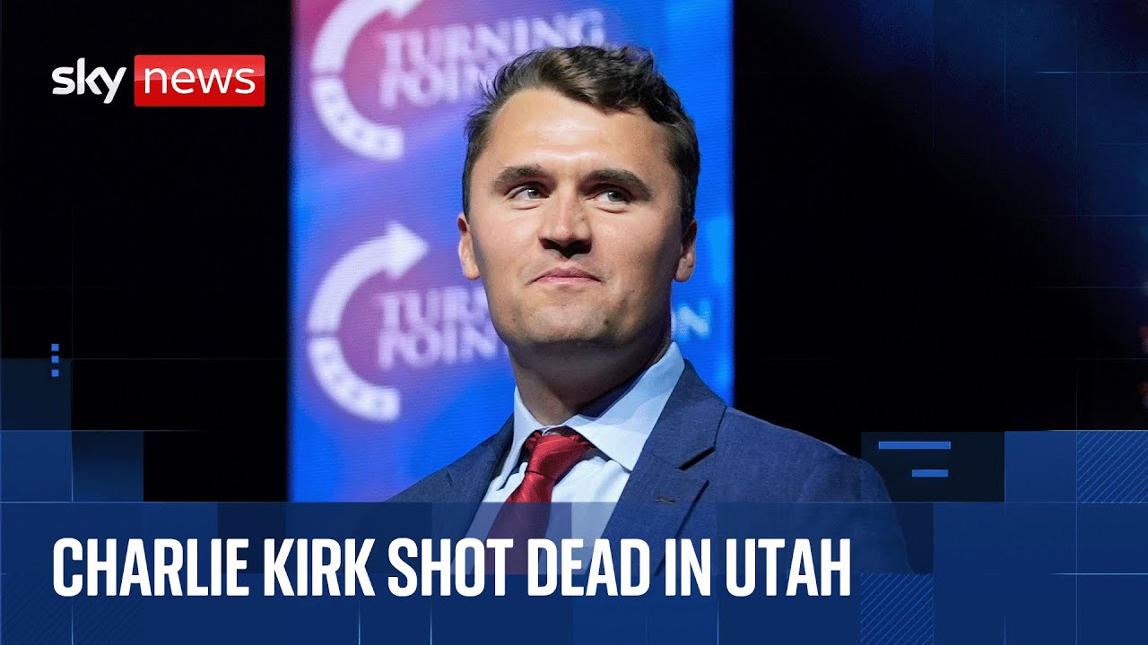Charlie Kirk dies after being shot at event in Utah | Sky News coverage