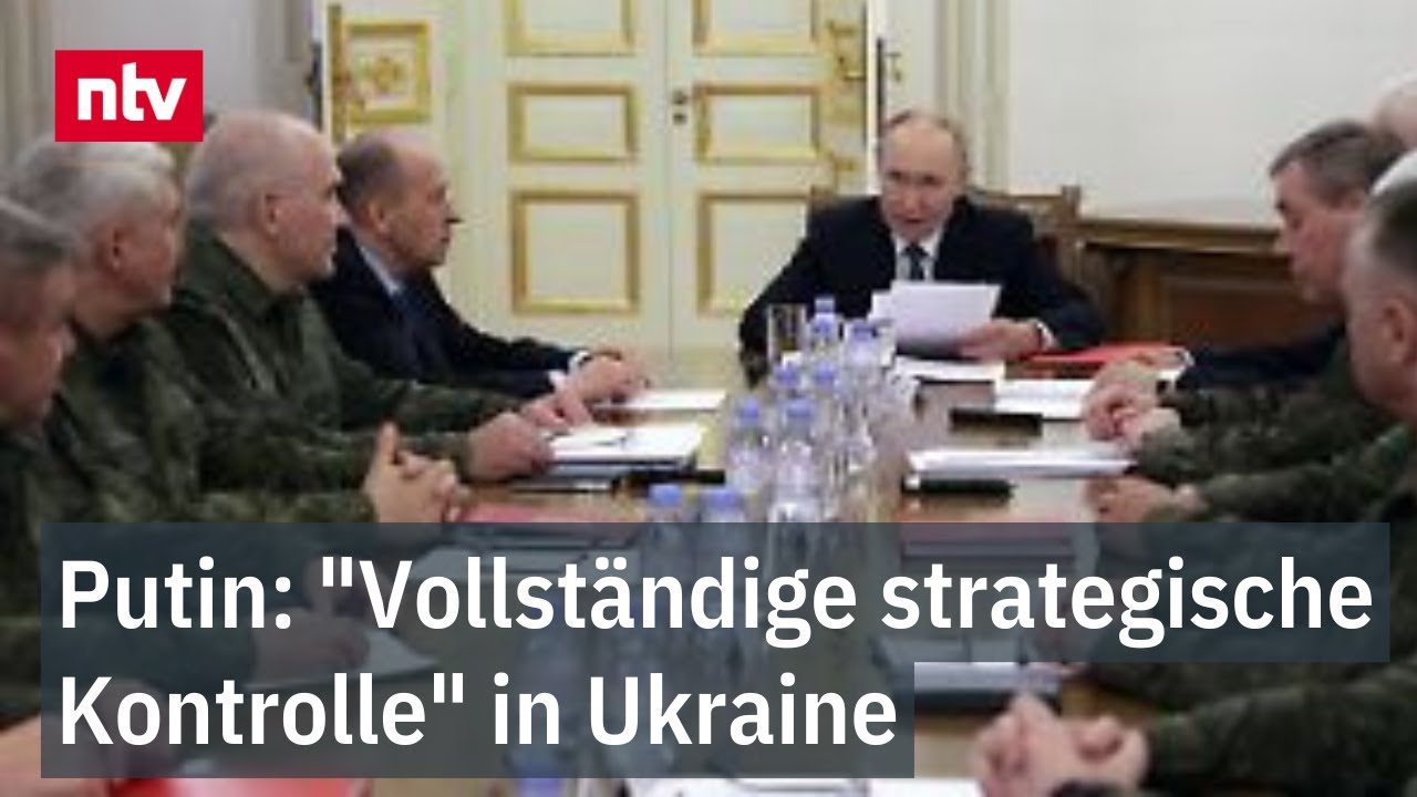 Putin: "Vollständige strategische Kontrolle" in Ukraine - Kreml fürchtet Tomahawk-Lieferung