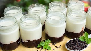 CÁCH LÀM SỮA CHUA NẾP THAN (NẾP CẨM) Ủ KHÔNG CẦN NƯỚC ĐỂ ĐƯỢC LÂU - CKK
