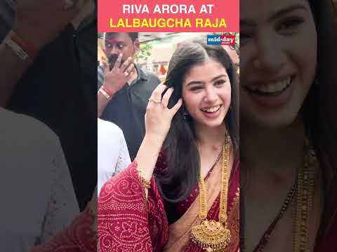 Riva Arora visits Lalbaugcha Raja for Devotional Darshan  958 views  play Short