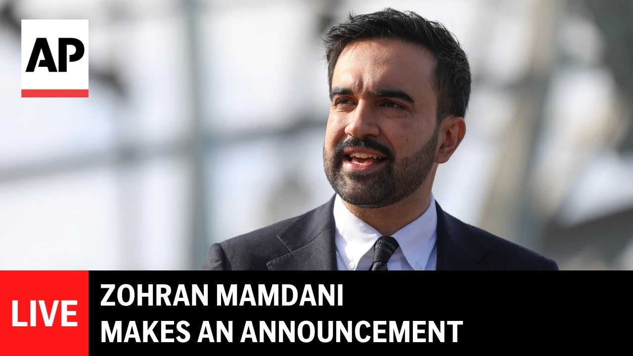 LIVE: Zohran Mamdani makes an announcement