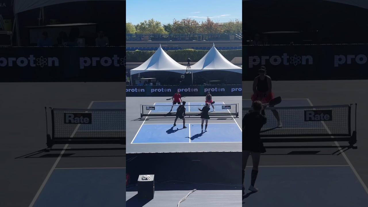 Pickleball points like this one make this sport special 🤝