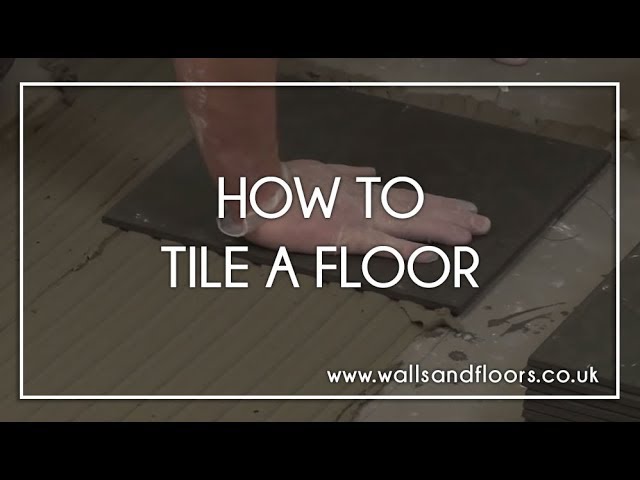 How to Tile a Floor