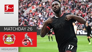 Bayer 04 Leverkusen — 1. FC Köln 0-1 | Highlights | Matchday 26 – Bundesliga 2021/22