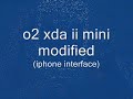o2 xda ii mini (iphone interface)