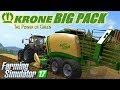 Class 3200 and Krone Ultima Balers with front Nadal v1.0