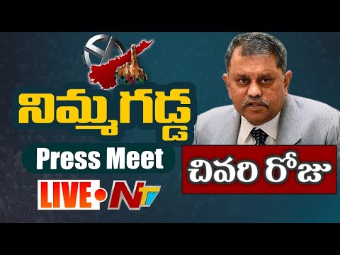 Live: SEC Nimmagadda Ramesh press meet