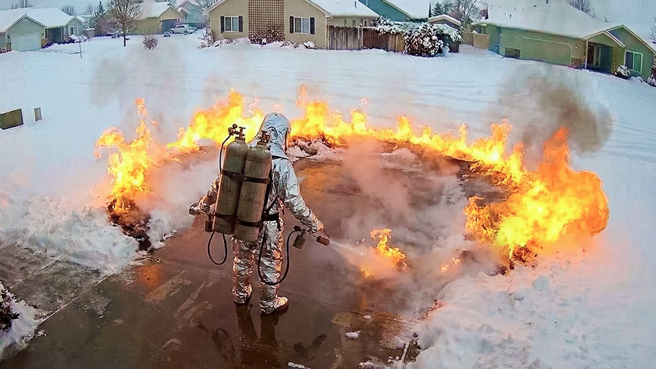 Epische Momente und Fails beim Schneeräumen