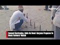 Farmers Protest | Cement Barricades, Nails On Road: Haryana Prepares To Block Farmers March  - 00:58 min - News - Video
