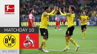 10th Home Win In A Row! | Borussia Dortmund — 1. FC Köln 2-0 | All Goals | MD 10 – Bundesliga 21/22