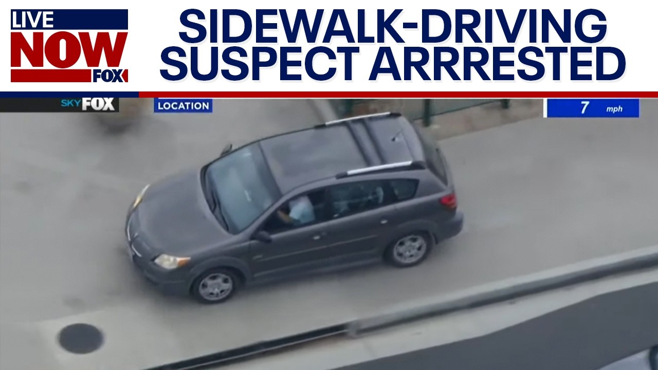 Stolen Car Chase: Suspect flees on foot after dangerous police pursuit