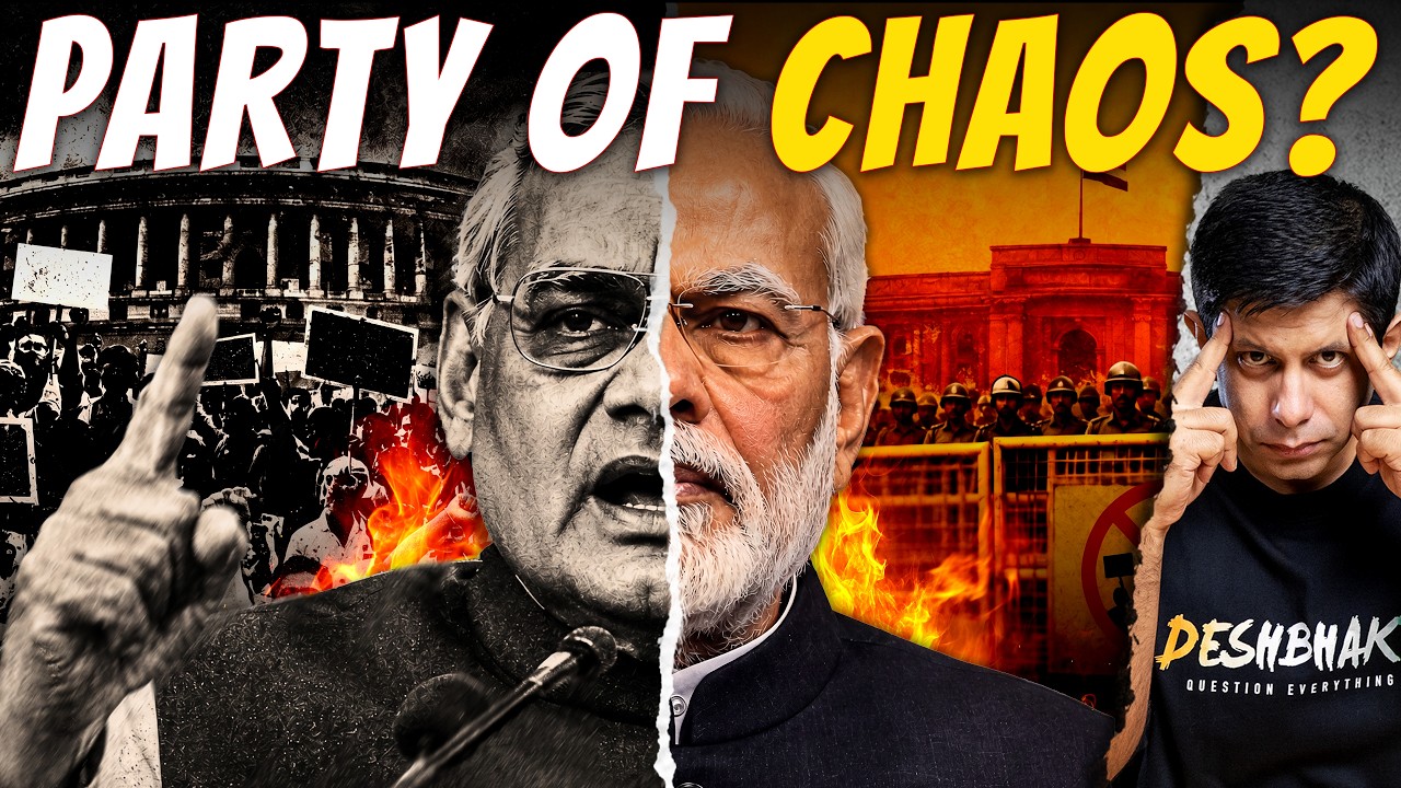 INDIA Bloc Spreading Anarchy? - Or Has BJP Forgotten Its Own Legacy Of Protest? | Akash Banerjee