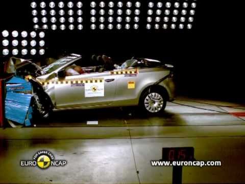 Видео краш-теста Volkswagen Golf cabrio с 2011 года