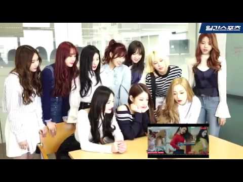 PRISTIN react to 'WEE WOO' MV