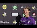Amy Smith speaks following win over Melbourne Stars