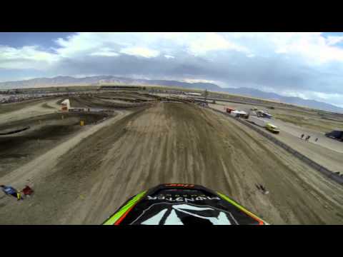 GoPro HD: Ryan Villopoto Lap 1 Moto 1 - Miller MX Lucas Oil Pro Motocross Championship 2013 
