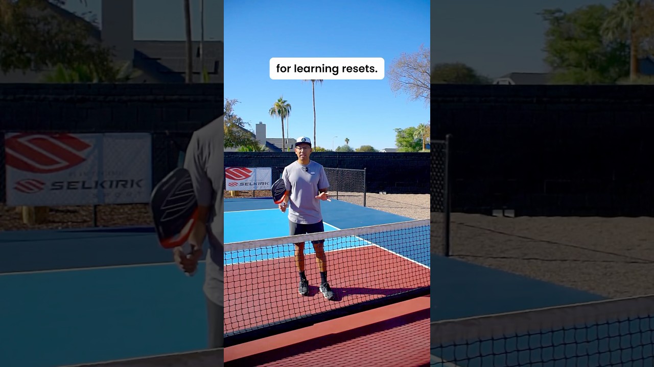 How to Hit the Perfect Backhand Reset Like a Pickleball Pro - 5DayVIP.com #shorts #pickleball