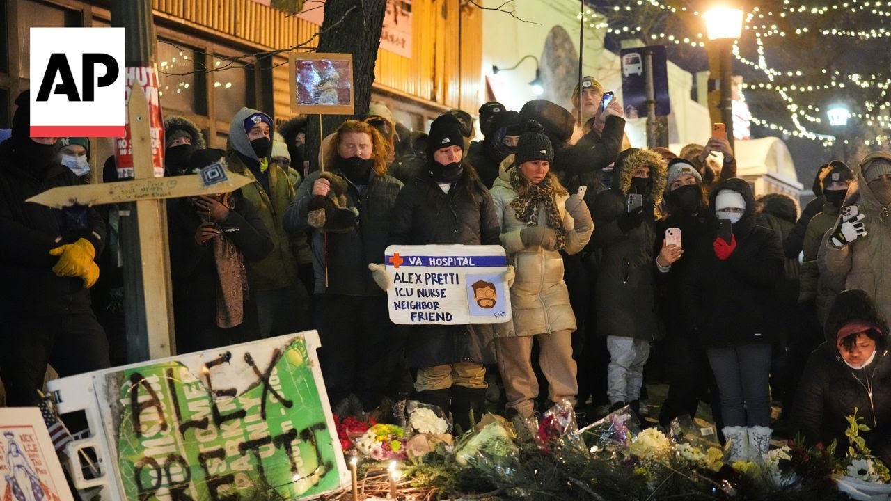 Hundreds gather at memorial for man fatally shot by federal officer in Minneapolis