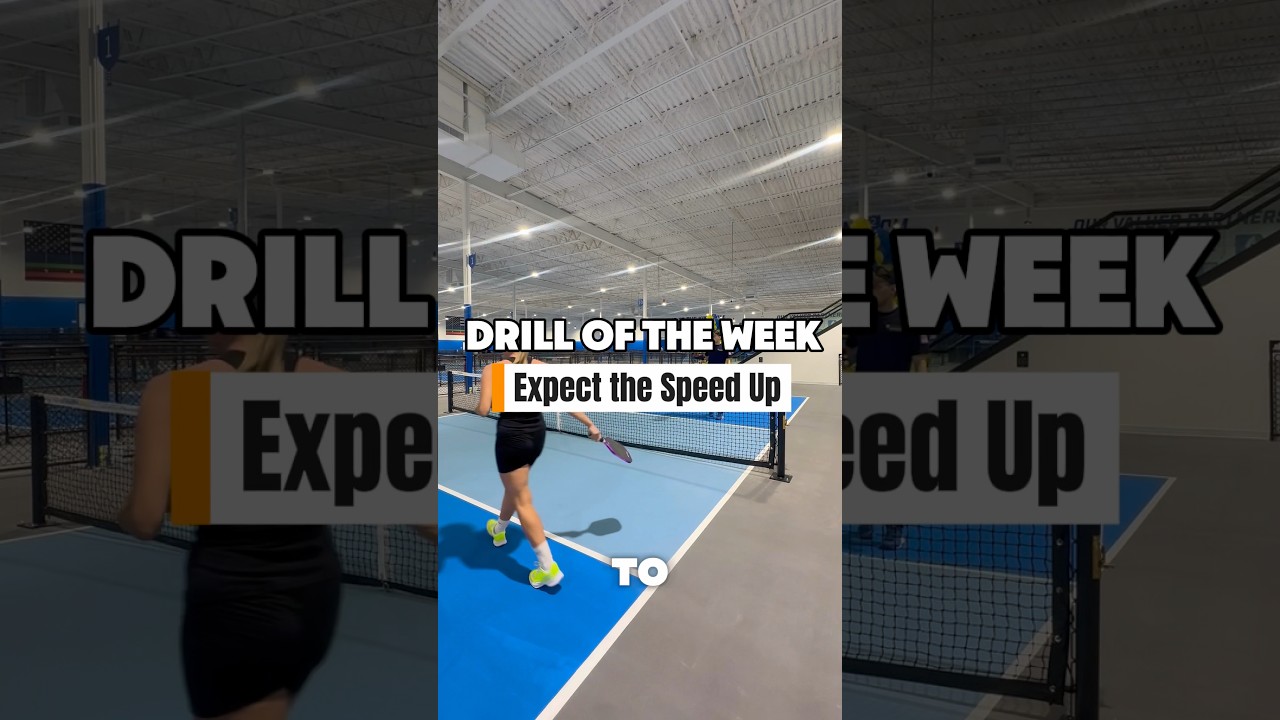 Drill of the Week: Expect the Speed Up ⚡️#pickleballdrills