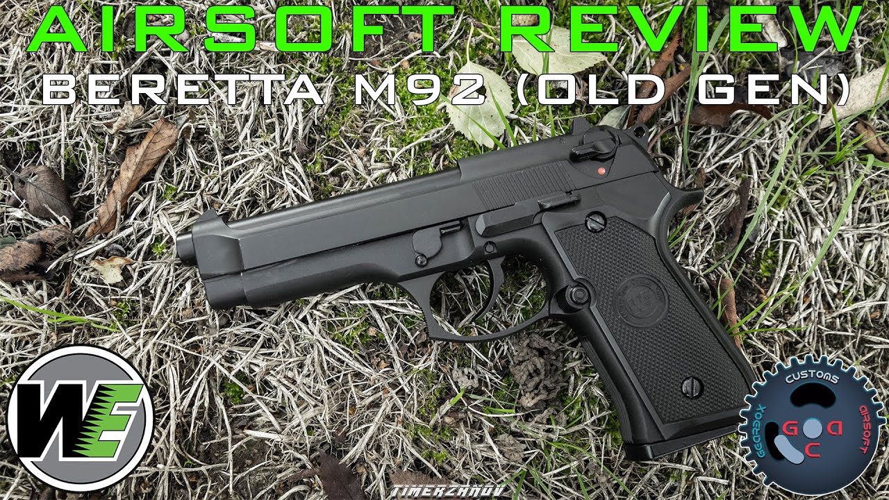 Airsoft Review #207 Beretta M92 (Old Gen) WE Gaz Blowback [FR]