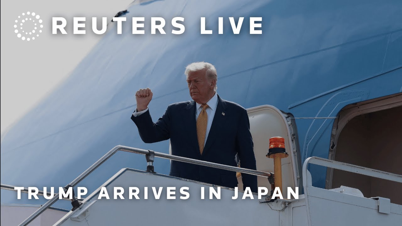 LIVE: President Trump arrives in Japan | REUTERS