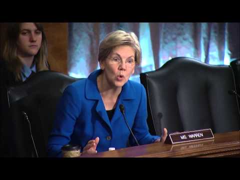 Senator Warren Questions NY Fed President William Dudley