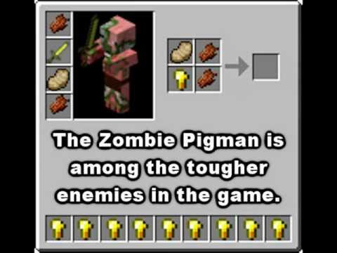 Minecraft Mob Guide - Zombie Pigman [HD] - Xem Video Clip 