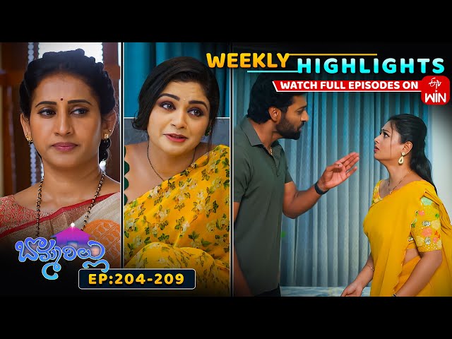 Bommarillu Weekly Highlights: 28th Jun - 04th July 2025 | Watch Full Episodes on ETV Win ETV
