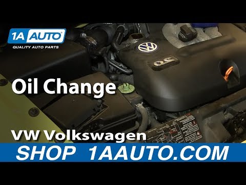 VW NEW BEETLE (MKIV) - 1.8 T - Engine Oil Draining