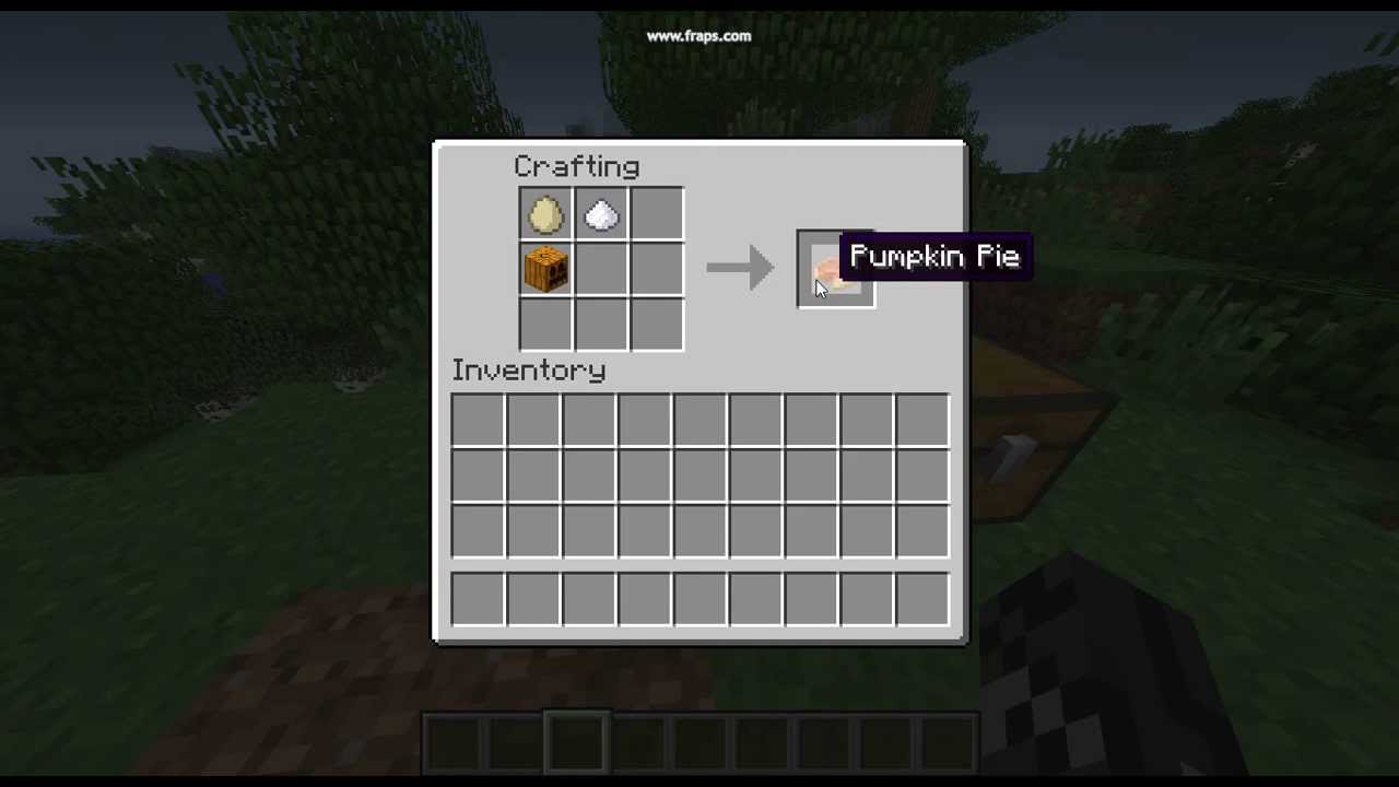 Pumpkin Pie Recipe Minecraft Pumpkin Pie Recipe Minecraft How To 