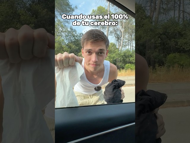 Cuando usas el 100% de tu cerebro 😂