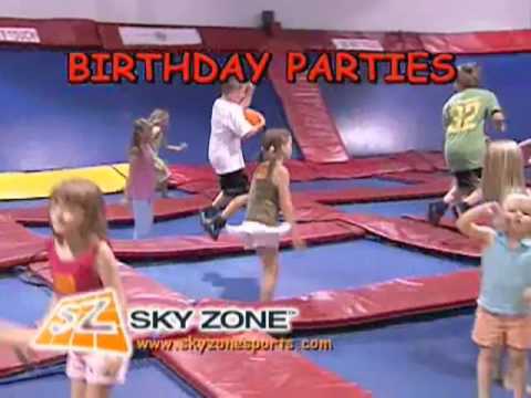 sky zone birthday party package